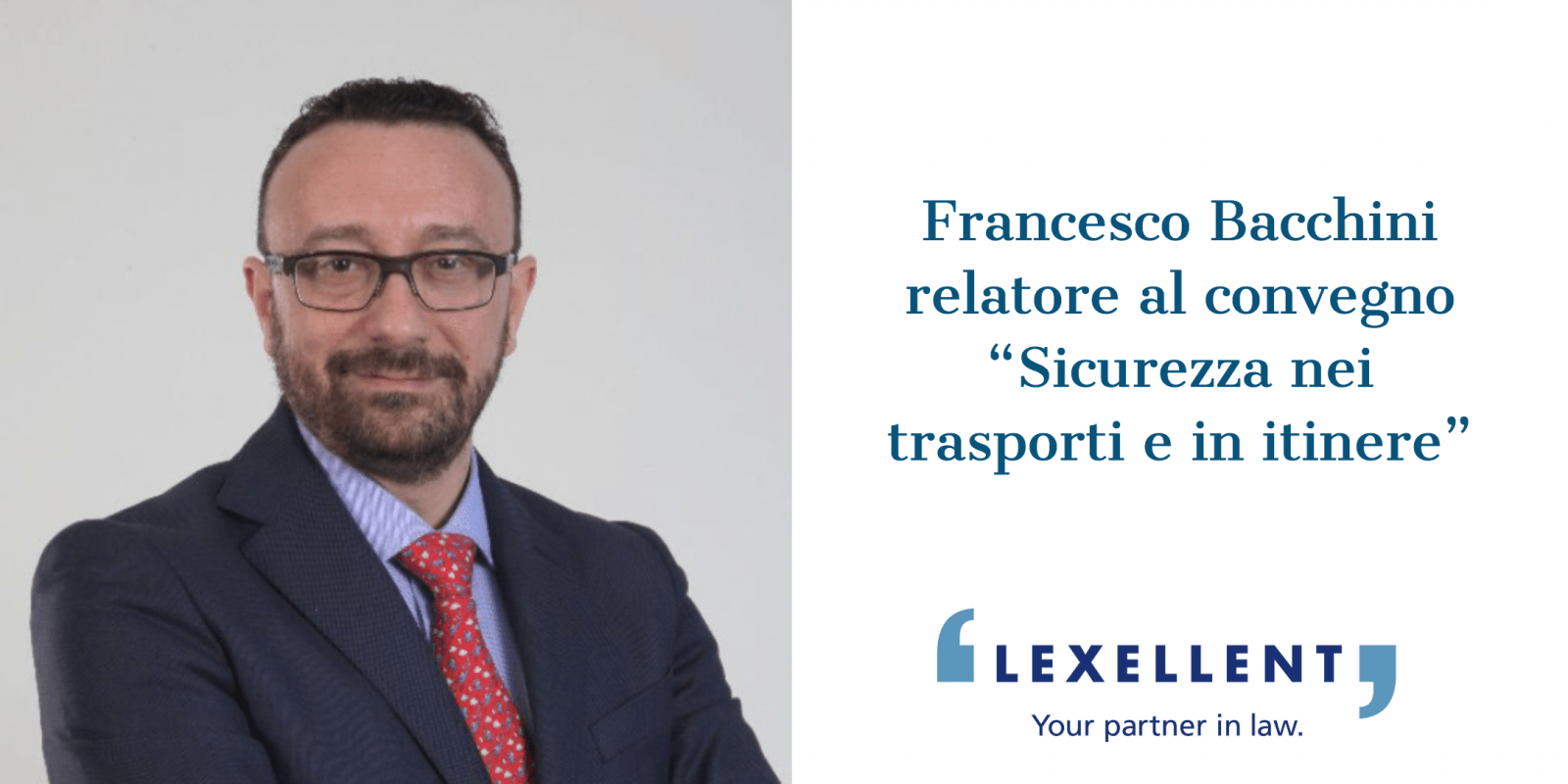Francesco Bacchini docente al seminario “Sicurezza nei trasporti e in itinere”