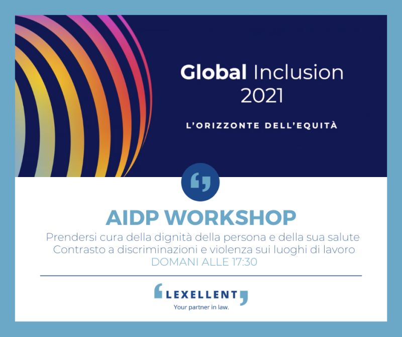 Lexellent al Global Inclusion 2021: Giulietta Bergamaschi relatrice al workshop di AIDP