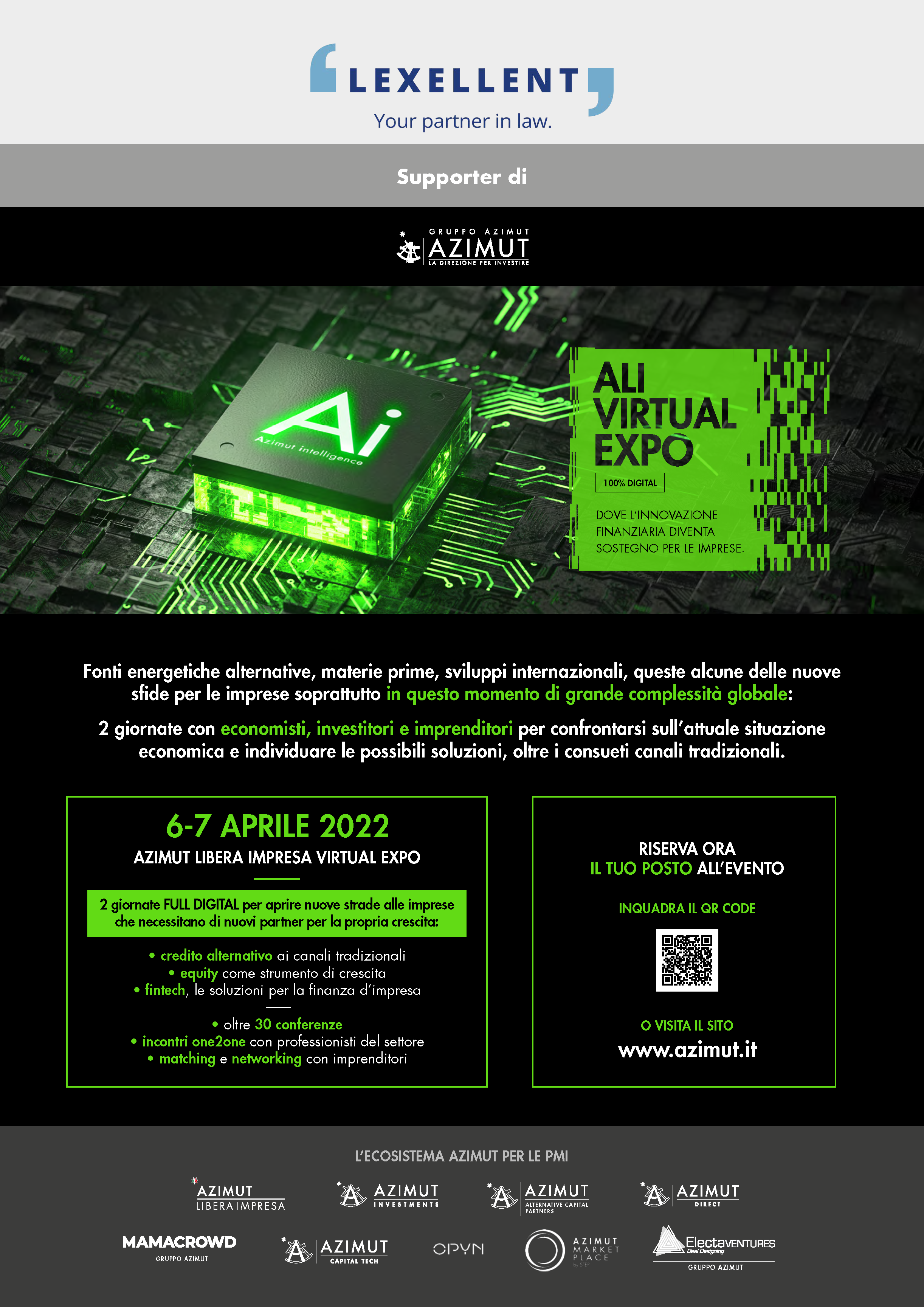 ALIEXPO 6/7 aprile 2022 – Programma Evento