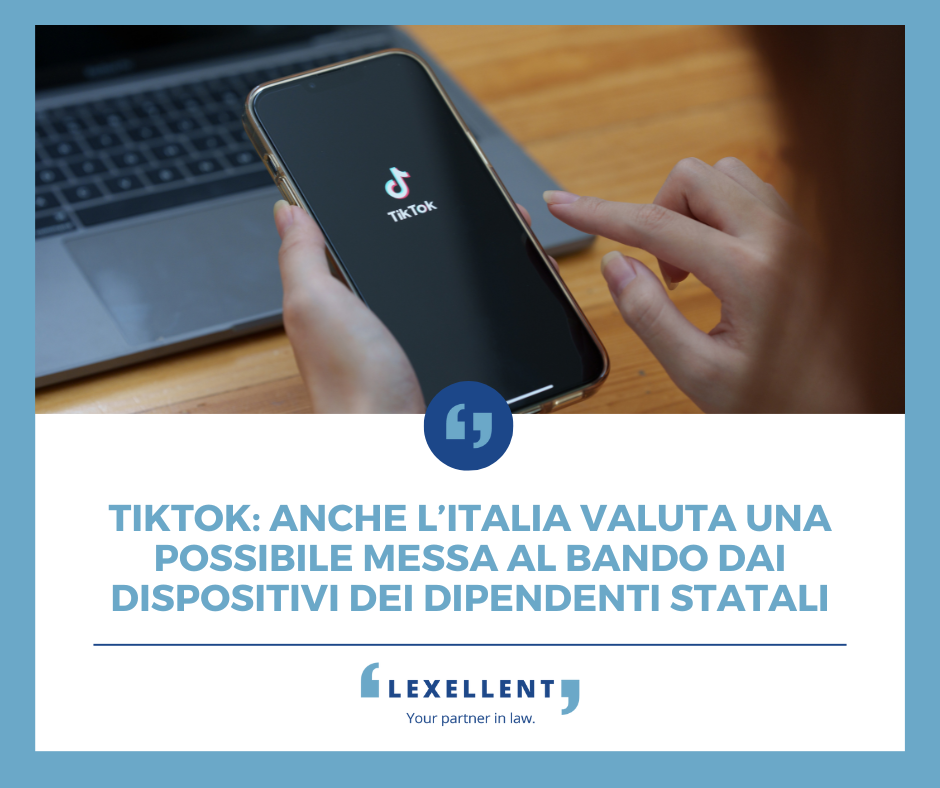 TikTok: anche l’Italia valuta una possibile messa al bando dell’app cinese dai dispositivi dei dipendenti statali