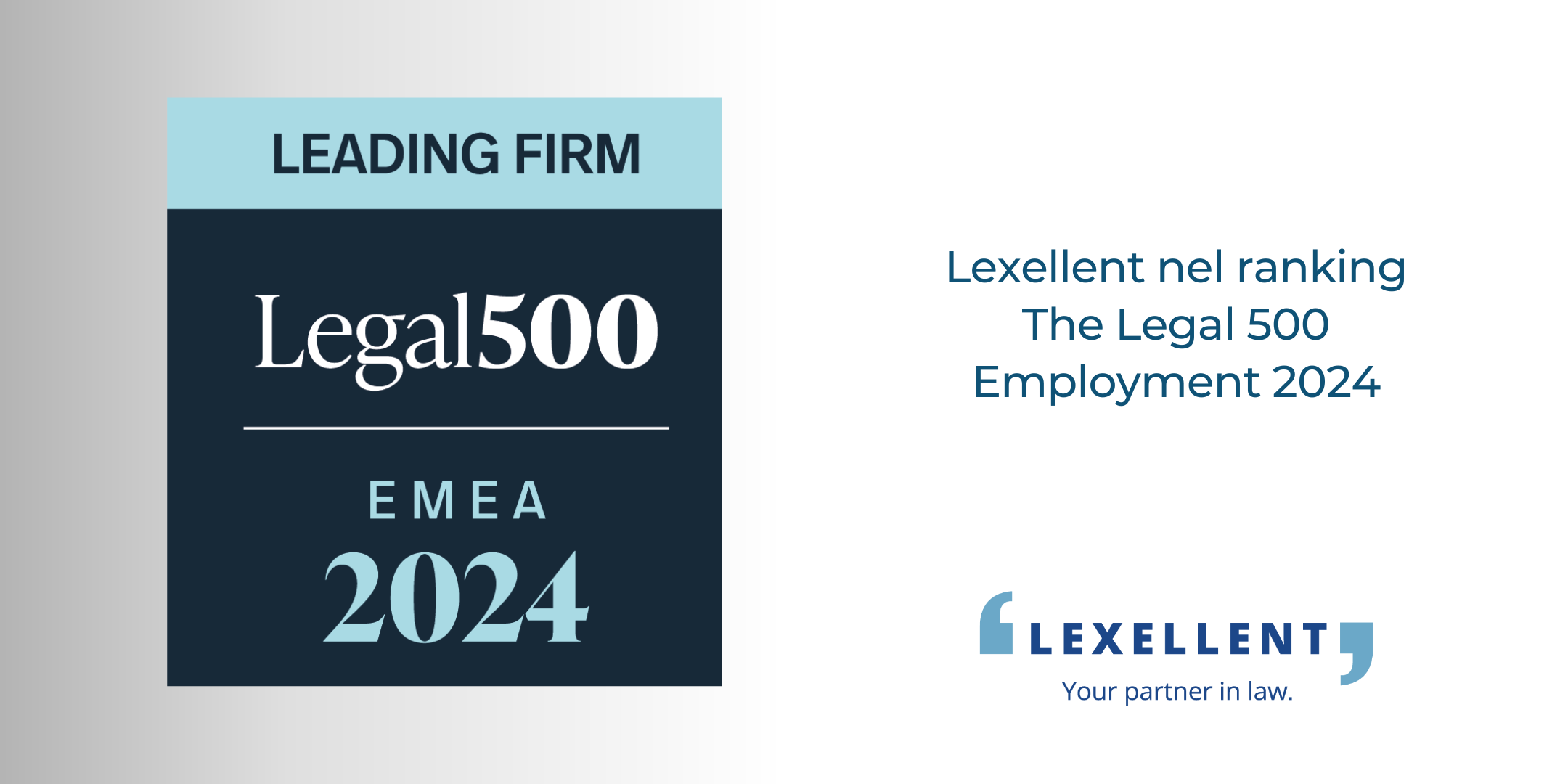 Lexellent nel ranking The Legal 500 Employment 2024